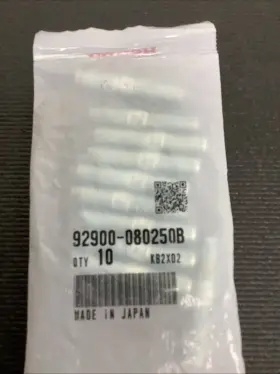 92900-08025-0b Honda Oem Part Bolt Stud 8x25 Pack Of 10