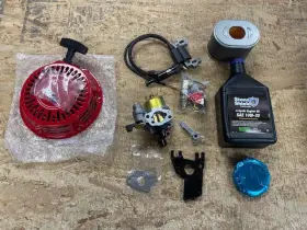 Gx340-gx390 Honda Tune Up Kit Recoil Carburetor Ignition Coil Air And Fuel