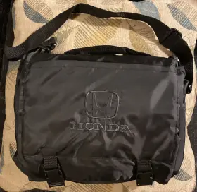 Hon-000-blk Honda Travel / Emergency Nylon And Fleece Car Blanket 44x56 Inch Civic Accord Rav4