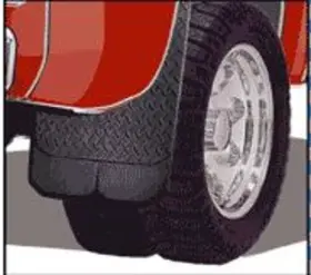 3104 Hopkins Roadsport Rear Dual Wheel Great Big Mudder Splash Guard
