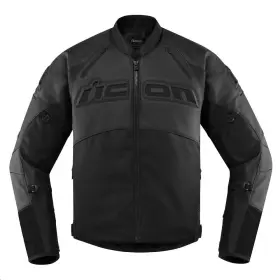 2810-3648 Icon Contra2 Leather Jacket Stealth Small Black