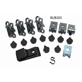 Bub205 Inline Tube 71-72 Gm Buick A Body Brake Line Clips Clamp Bracket Kit Set Nos R