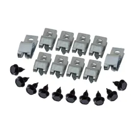 Ccf212 Inline Tube 72-74 F-body Pontiac Rs Ss Fuel Line Clip Clamp Bracket Set Kit With Return Nos