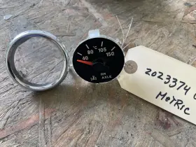 2023374c1 International Rear Axle Oil Temp Gauge Metric With Chrome Bezel