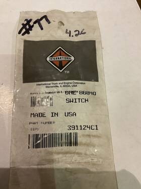 International 391124c1 Switch