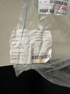 8971489634 Isuzu Pipe Inj No 1 New Genuine Oem Part