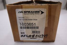 J.w. Speaker 1603651 J.w. 793 12110v Amber Stripe Light - Stock Gf255a