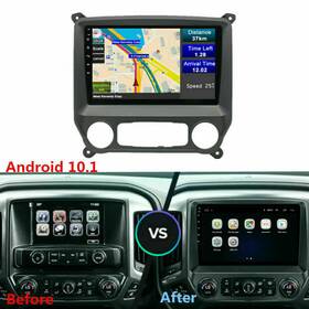 Jahyshow 770642384485 For 2014-2018 Chevy Silverado Gmc Sierra 10.1 Inch Radio Android Navigation Mp5