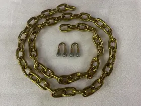 26999-1 Jbperf Fits Fisher Xblade Snowplow Upgraded 20% Stronger Lift Chain Kit With 2 U-bolts