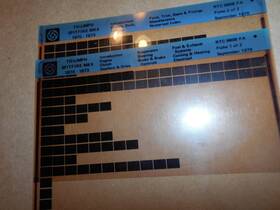 Jrt Rtc9808fa Triumph Spitfire Mk.iv 1970-1973 Factory Parts Microfiche 2 Pages