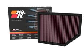 K&n 024844397096 K&n High-flow Original Lifetime Engine Air Filter Increase Power Premium Wash