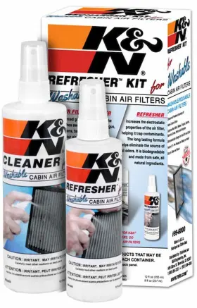 99-6000 K&n Refresher Cabin Filter Service Kit 8 Oz. Spray 12 Filt