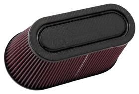 K&n Engineering 024844267191 K&n Filter Univ Air Carb Fib T/b 3-1/2in Flg Od / 12x6in B 9-15/16x3-15