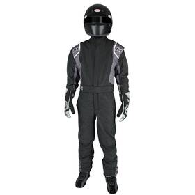 K1 Racegear K1r20-pry-ng-3xs Suit Precision Ii Black / Gray 3x-small Youth 20-pry-ng-3xs