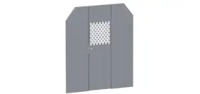 40662 Kargomaster Partition Center Perforated Hig
