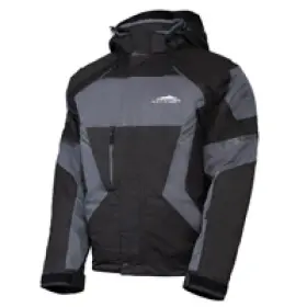 84300503 Katahdin Gear Dagger Jacket Mens Black/grey/orange - Medium