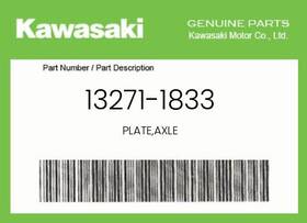 Kawasaki 13271-1833 Genuine Plate Axle -