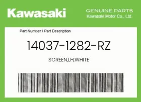 14037-1282-rz Kawasaki Genuine Screen Lh White -