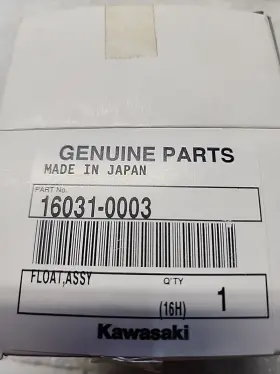 16031-0003 Kawasaki Oem Float Assembly New