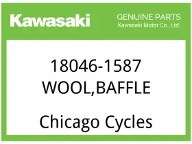 18046-1587 Kawasaki Oem Part Wool Baffle