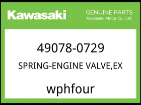 49078-0729 Kawasaki Oem Part Spring-engine Valve