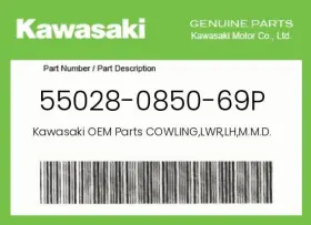 55028-0850-69p Kawasaki Genuine Cowling Lwr Lh M.m.d.gray -