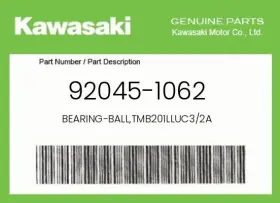 Tmb201lluc3 Kawasaki 92045-1062 Genuine Bearing-ball Tmb201lluc3/2a -
