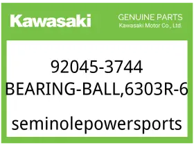 92045-3744 Kawasaki Oem Part Bearing-ball 6303r-6