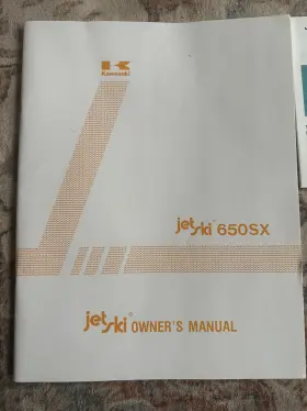 99920-1433-04 Kawasaki Jet Ski 650sx Owners Manual Used 99920-1384