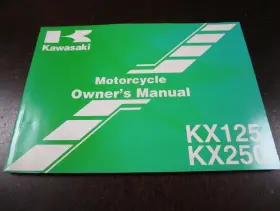 99987-1014 Kawasaki Kx 125 250 Owners Manual Used