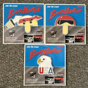 Kenco 081336620704 3 Bug Man Mania Kilroy Bugmania Stone Deflector Pirate Eagle Racer