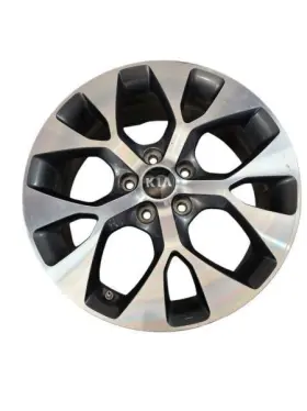 560-74662a Kia Wheel Road 18x7-1/2 Alloy Large And 5 Small Cutouts Fits 12-13 Soul 600403