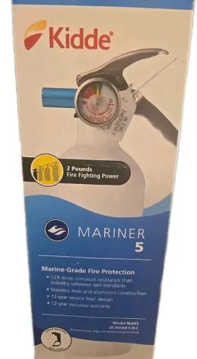 Mar-5 Kidde Safety Dual Purpose Dry Chemical Fire Extinguisher