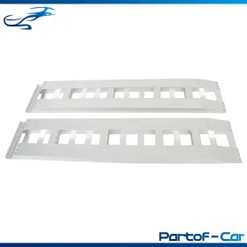 Kte5000073 Kinte Tech 6500lbs New 72 Inch X14 Aluminum Ramps 2 Pcs Car Trailer Truck Hook End 1 Pair 6ft