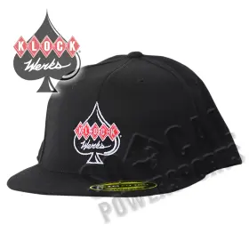 Kw6210sm Klock Werks Premium Embroidery Flexfit Hat - Black Sm-md