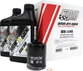 Ku-108 Klotz Synthetics Sxs Synthetic Oil Service Kit 5w-50 #ku-108 Polaris