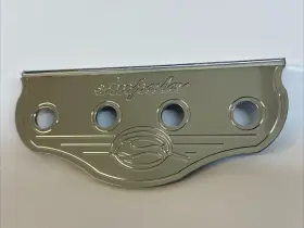 4hspimp Krazy Kutting Lowrider Hydraulic 4 Hole Chrome Impala Logo Switch Plate