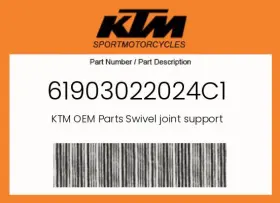 61903022024c1 Ktm Genuine Swivel Joint Support -