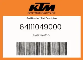 64111049000 Ktm Genuine Lever Switch -