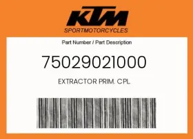 75029021000 Ktm Genuine Extractor Prim. Cpl. -