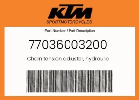 77036003200 Ktm Genuine Chain Tension Adjuster Hydraulic -