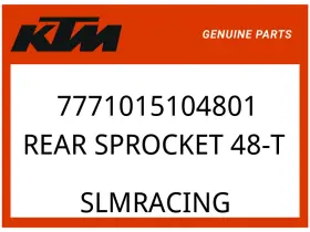 Ktm 7771015104801 Oem Part Rear Sprocket 48-t