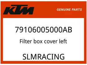 79106005000ab Ktm Oem Part Filter Box Cover Left