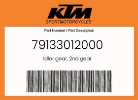 Ktm 79133012000 Genuine Idler Gear 2nd -