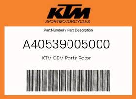 Ktm A40539005000 Genuine Rotor -