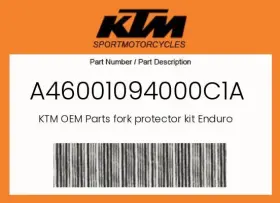 A46001094000c1a Ktm Genuine Fork Protector Kit Enduro 2025 -
