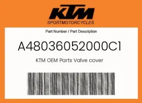 A48036052000c1 Ktm Genuine Valve Cover -