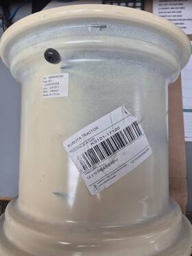 Kubota K3121-17120 New Old Stock Part # Wheel 12x10.50