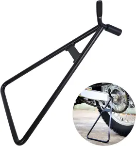 Kvaey-3673mt Kvaey Motorcycle Triangle Stand Heavy Duty Dirt Bike Kickstand Side
