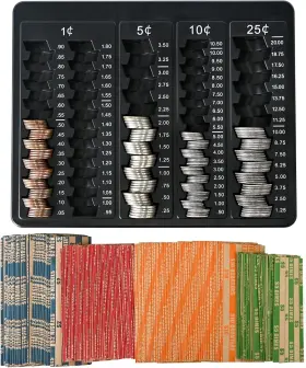 Ld-cwp150-cct L Liked 1pcs Black Coin Counter Tray -change Counting And